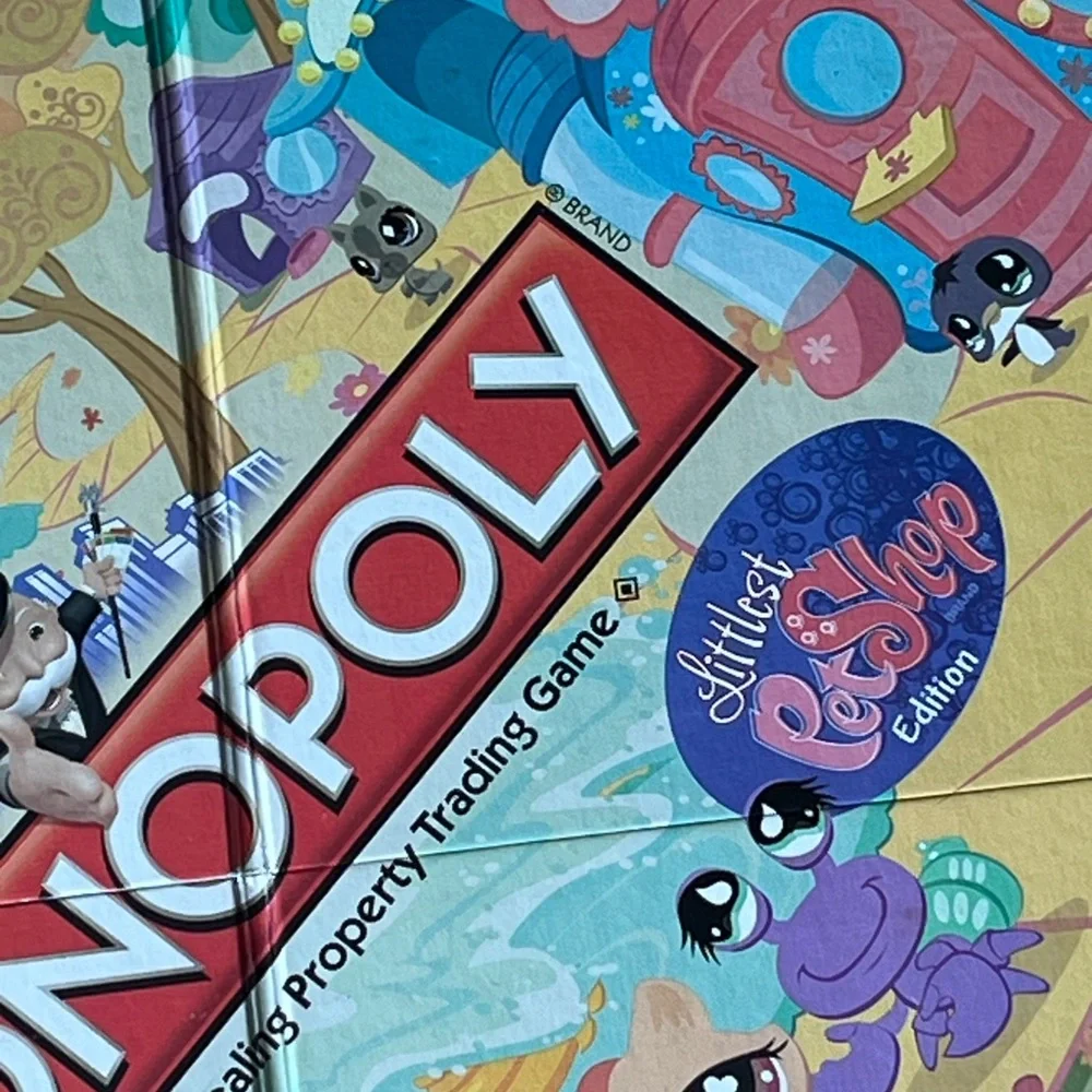 Littlest Pet Shop Monopoly Edition Game Board only